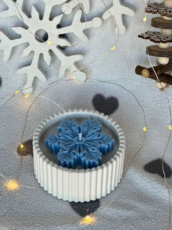 Ceramic Snowflake / Lumânare parfumată [1]