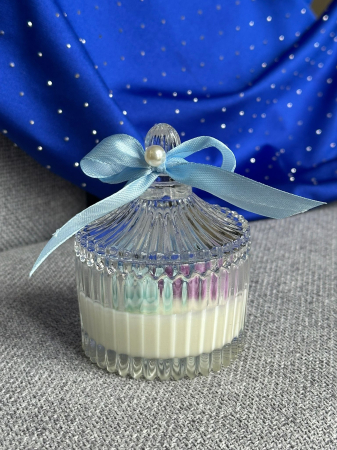 Crystal Blue / Lumânare parfumată / Mărturie [1]