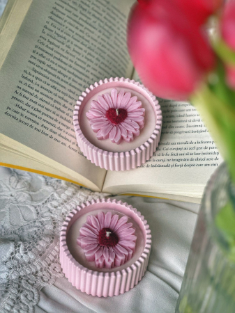 Daisy Heart Premium / Lumânare parfumată [2]