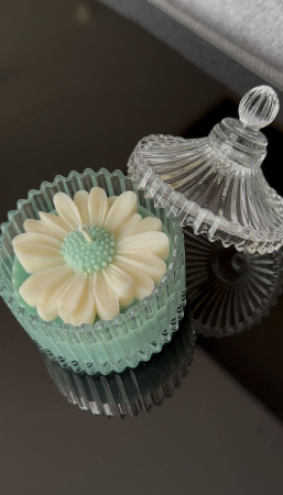 Marturii - Crystal Daisy / Lumânare parfumată / Mărturie