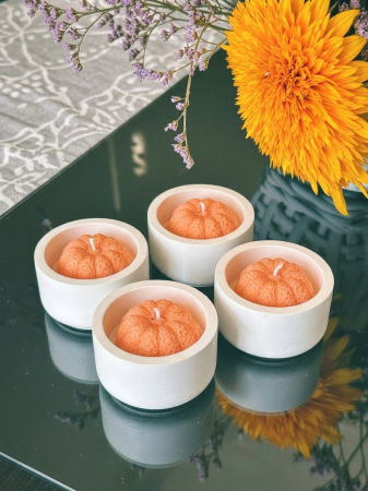 Lumanari parfumate - Lumânare Parfumată Mini Pumpkin – Ceară Soia | Candlyon