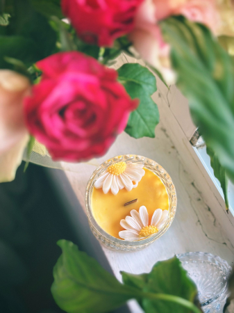 Lumanari parfumate - Prosecco Premium Semi-Daisy / Lumânare parfumată