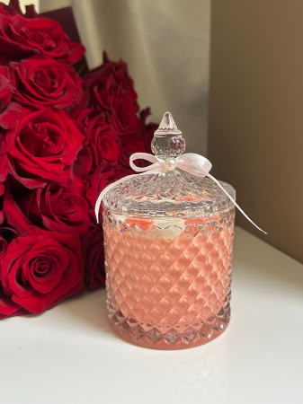 Peach Premium Semi-Daisy / Lumânare parfumată [1]