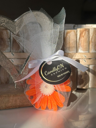 Marturii - Mărturie Daisy portocaliu / Cadou