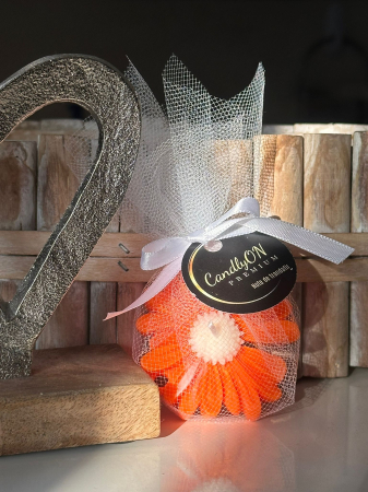 Mărturie Daisy portocaliu / Cadou [3]