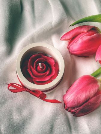 Mini rose / Lumânare parfumată [3]