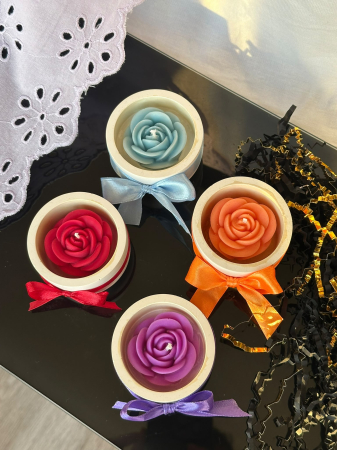 Mini rose - Multicolor / Lumânare parfumată - Candlyon [2]