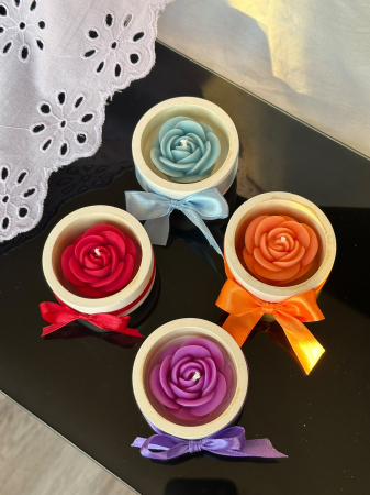 Mini rose - Multicolor / Lumânare parfumată - Candlyon [1]