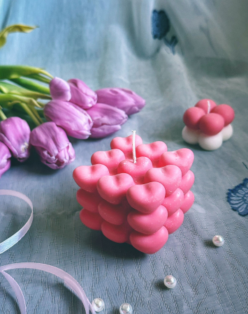 Lumanari parfumate - Premium Pink Love / Lumânare parfumată