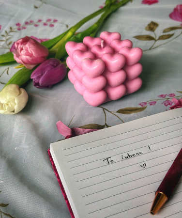 Lumanari parfumate - Premium Pink Love / Lumânare parfumată