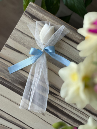 Marturii - Pure Tulip - Baby Blue / Lumânare parfumată