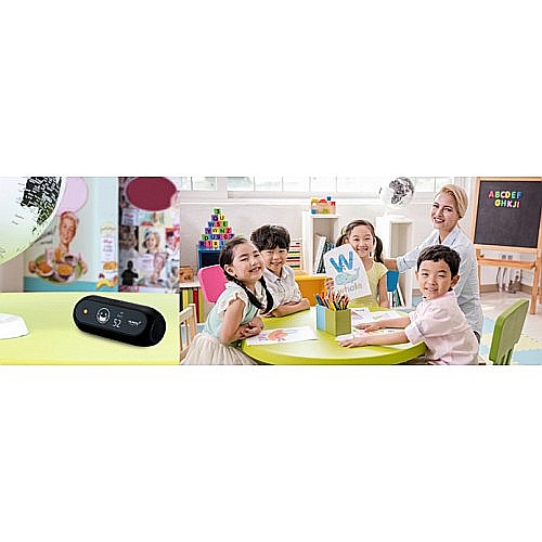 5 in 1 Monitor Portabil Masurare a Calitatii Aerului pentru CO2, VOC, Particule Praf, Temperatura si Umiditate Huma-i BLACK [Hl-150] [4]