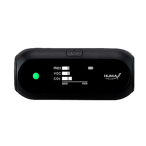 5 in 1 Monitor Portabil Masurare a Calitatii Aerului pentru CO2, VOC, Particule Praf, Temperatura si Umiditate Huma-i BLACK [Hl-150] [5]