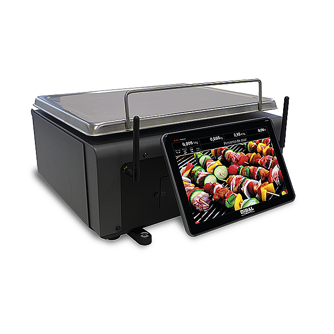 Cantar PC Dibal - CS-1200 FLAT 12"+7", imprimanta 2" [2]