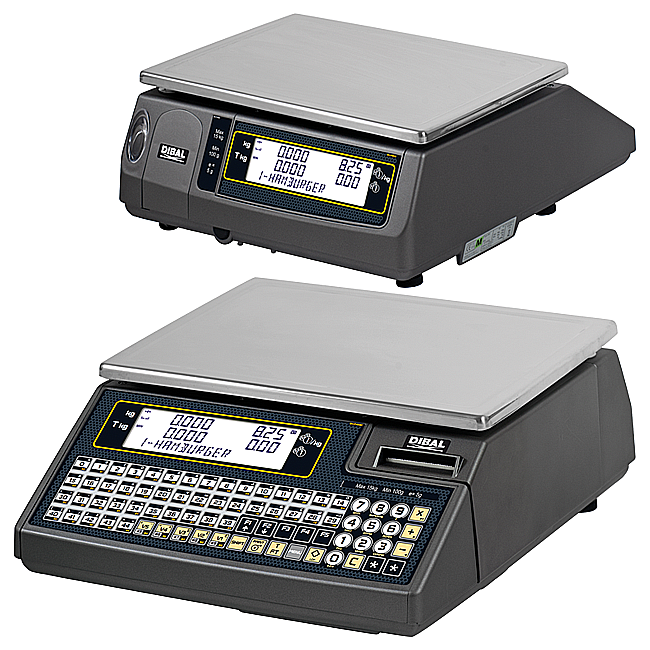 Cantar comercial cu eticheta Dibal WIND 015 6/15 Kg cu brat [4]