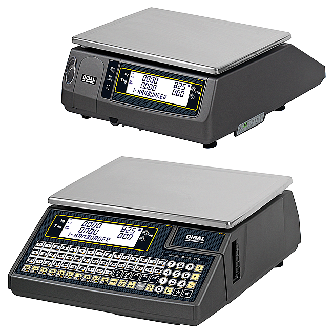 Cantar comercial cu eticheta Dibal WIND 025 6/15 Kg - cu brat [2]