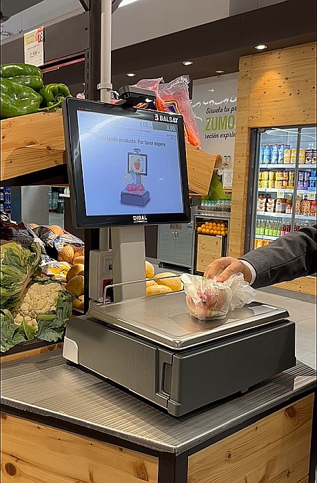 Cantar PC  cu recunoastere produs si inteligenta artificiala CS-2200 DIBAL [3]