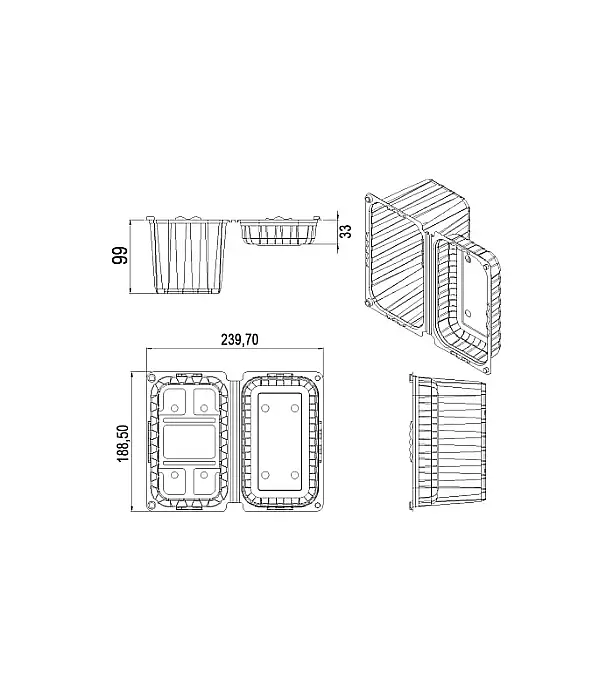 Caserole Legume / Fructe L 016 – 1000 CC [2]
