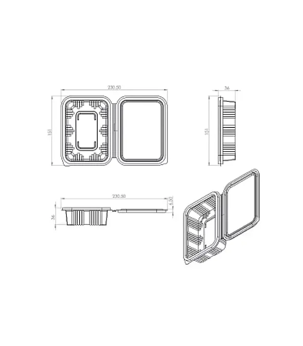 Caserole Legume / Fructe L 060 – 600 CC [2]