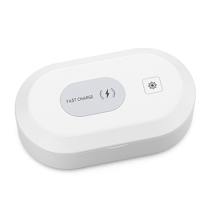 Cutie sterilizare UVC si incarcator wireless 15W, functie aromaterapie [4]