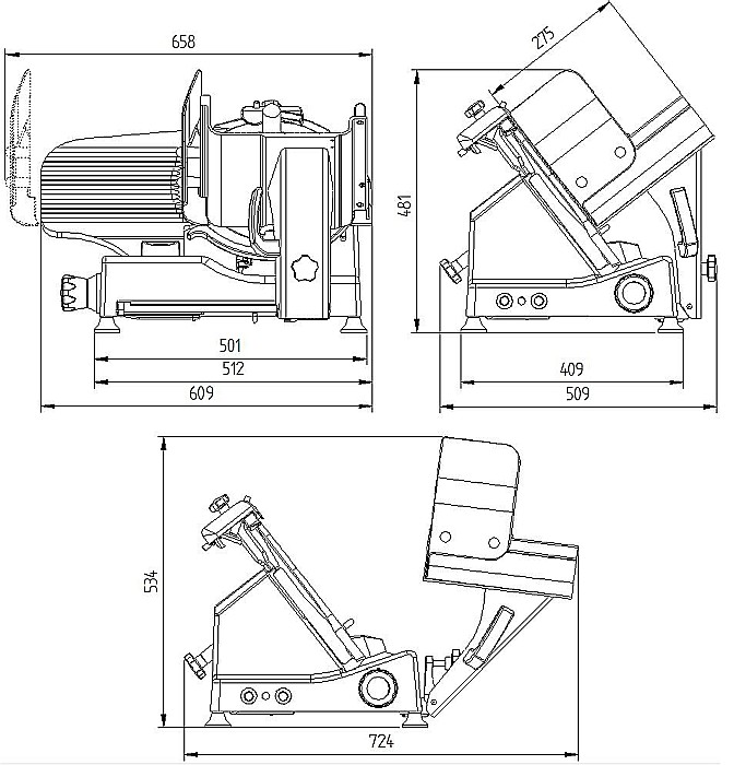 Feliator Smarty 300 IX pentru mezeluri, brânzeturi și produse alimentare gătite. [7]