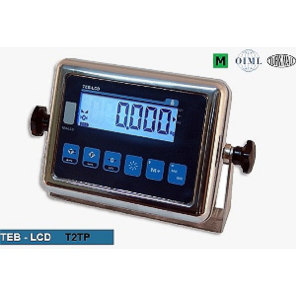 Platforma de cantarire cu o rampa de acces, inox, cu indicator 300 kg, 500 kg, 600 kg, 1000 kg, 1500 kg, 2000kg, 3000 kg [3]