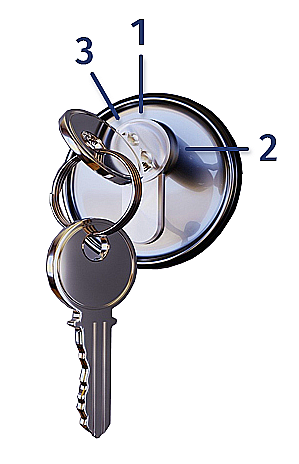 Sertar de bani metalic Piccolo 330, negru [5]