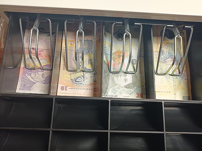 Sertar de bani metalic Piccolo 330, negru [8]