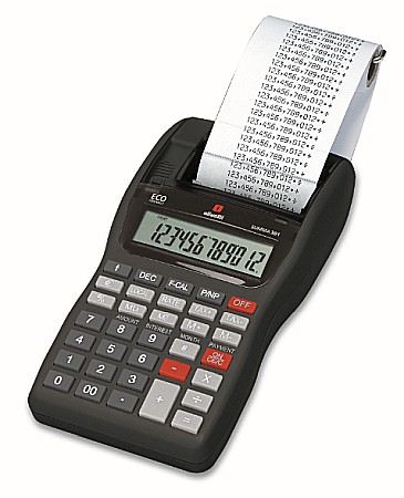 Birotica - Calculator de birou cu banda, 12 digits, 1 culoare -  SUMMA 301 Olivetti