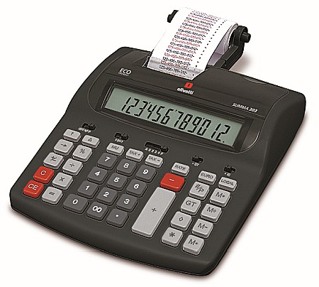 Birotica - Calculator de birou cu banda, 12 digits - SUMMA 303 Olivetti