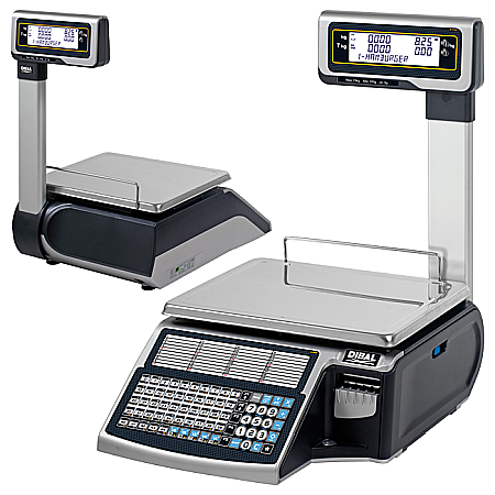 Cantare electronice cu eticheta - Cantar comercial cu eticheta Dibal MISTRAL M525 6/15 Kg - cu brat