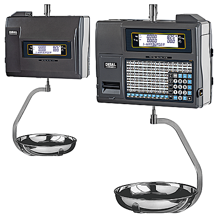 Cantare electronice cu eticheta - Cantar comercial cu eticheta Dibal MISTRAL M525 6/15 Kg - suspendat, ABS