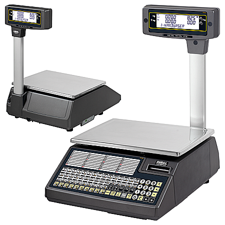 Cantare electronice cu eticheta - Cantar comercial cu eticheta Dibal WIND 015 6/15 Kg cu brat