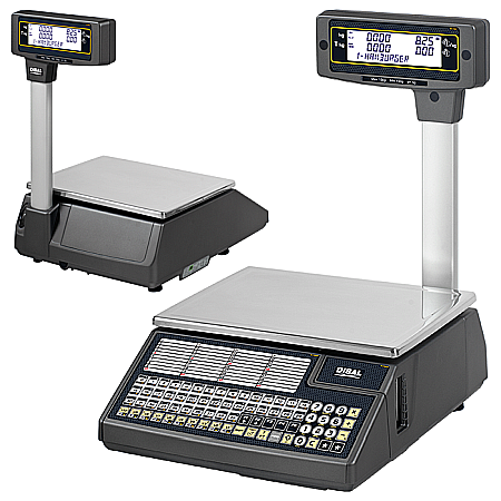 Cantare electronice cu eticheta - Cantar comercial cu eticheta Dibal WIND 025 6/15 Kg - cu brat