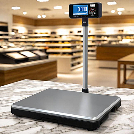 Cantare electronice conectare POS - Cantar comercial Dibal D-POS 6/15 Kg cu un afisaj pe brat