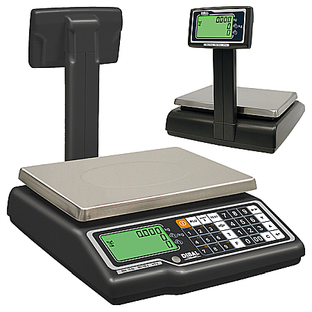 Cantare electronice pentru Magazine - Cantar comercial Dibal G325, 6/15 Kg, fara acumulator, verificare metrologica 1 an.