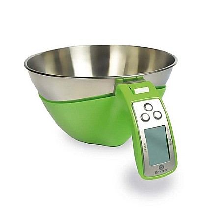 Cantar de bucătărie digital cu bol din inox - GREEN KS [1]