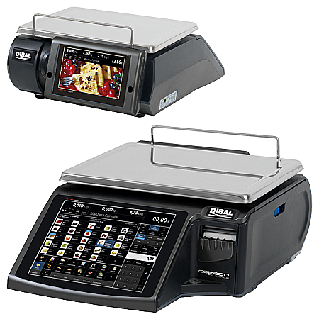 Cantare PC - Cantar electronic CS 2255 cu imprimanta eticheta (BON) 2"