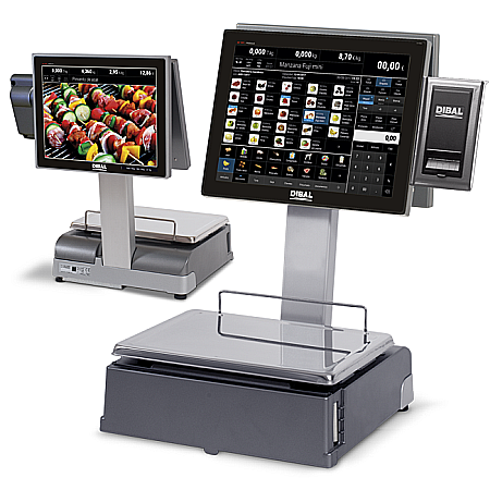 Cantare electronice cu eticheta - CANTAR PC CU AUTOSERVIRE SERIA CS-1100 DIBAL