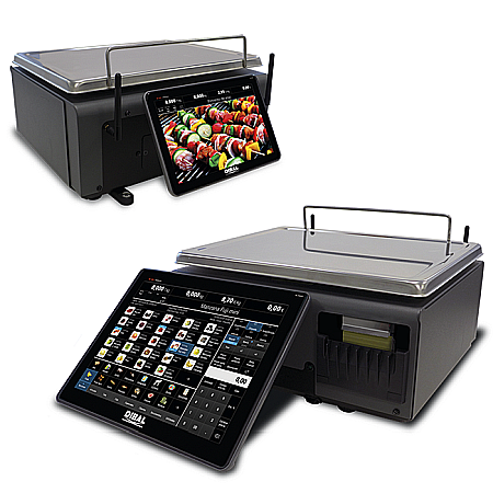 Cantar PC Dibal - CS -1200 FLAT 12"+7",imprimanta 3" [2]