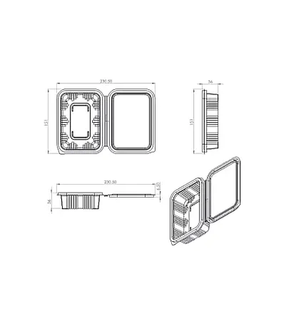 Caserole Legume / Fructe L 060 – 600 CC [1]