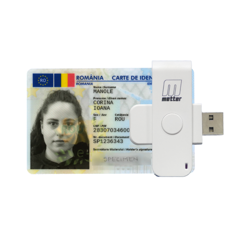 ALTE ECHIPAMENTE - Cititor de carduri si carti de identitate Metter SignID