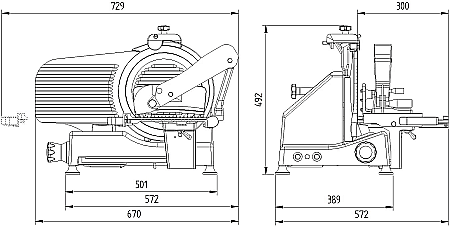 Feliator Smarty 300 VX BV pentru mezeluri și jambon crud [6]