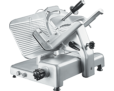 Feliatoare carne, mezeluri si branzeturi - Feliatorul profesional Kolossal 300 IK, potrivit pentru mezeluri, brânzeturi și produse gătite.