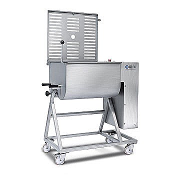 Malaxoare - Malaxor din inox cu doua lame, 120 litri, cu suport MB120H – HELMAC