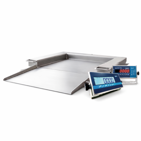 Platforme Low Profile - Platformă de cântărire WPO cu suprafață rabatabilă cu indicator GI 410i