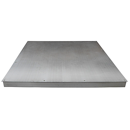 Cantare Platforma cu 4 Celule - Cantar electronic platforma INOX 1500 KG, 100x100(cm), cu verificare metrologica