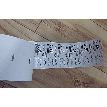 Role Imprimante Zebra - Role de etichete termice, semilucioase, 80x37, 1000 de etichete pe rola