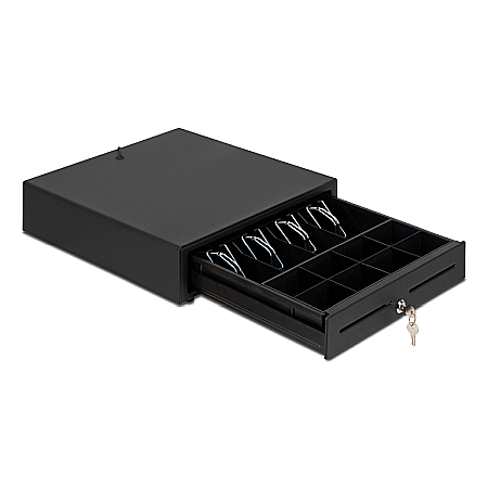 ALTE ECHIPAMENTE - Sertar de bani metalic LARGE Z410, negru