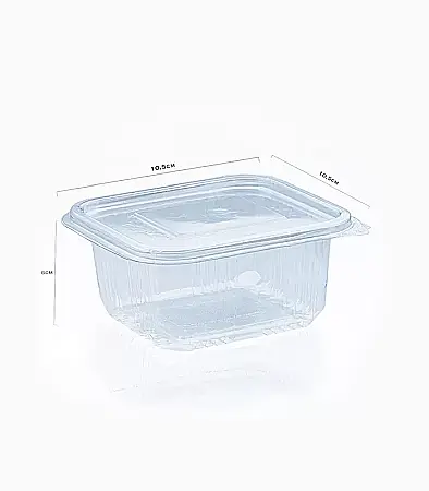 CONSUMABILE - Set 100 - Caserole Transparente cu Capac atasat 500 ML SET 100 buc.